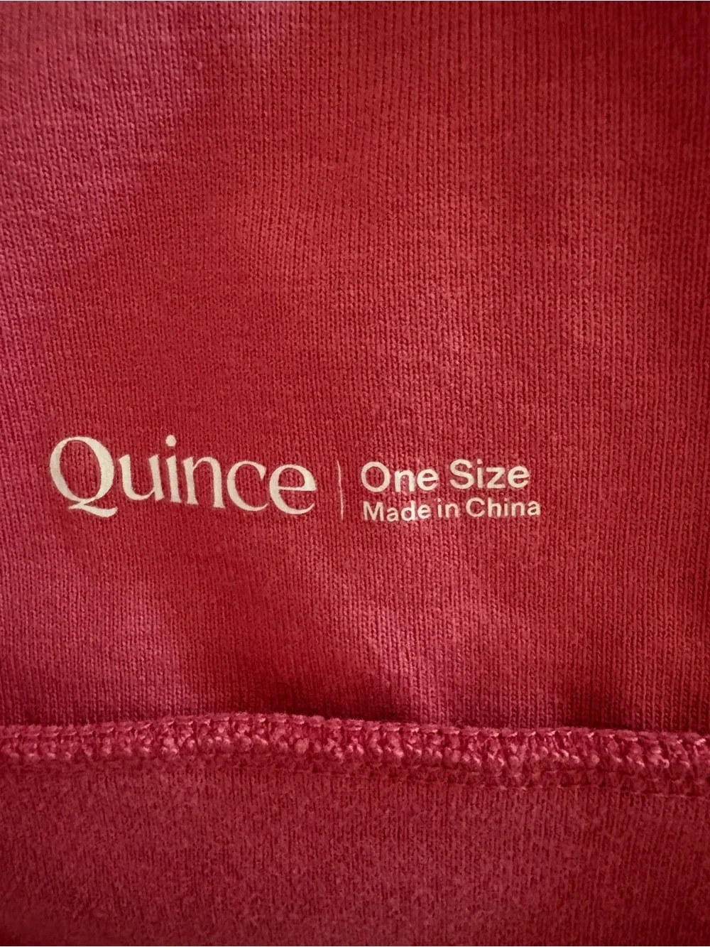 Quince One Size Sweater - Deep Red